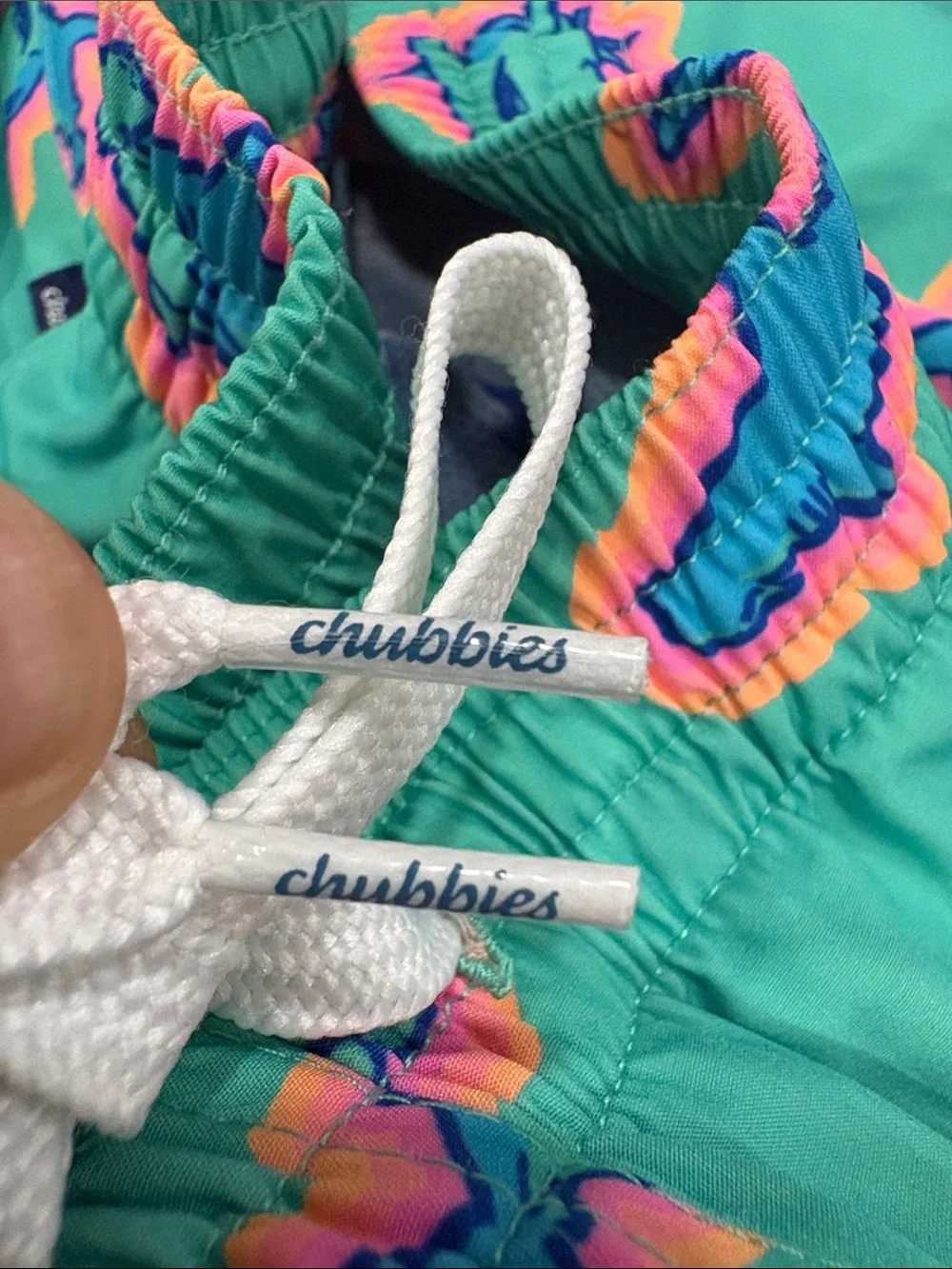 Chubbies Classic Swim Trunk The Apex Swimmers Teal Sharks